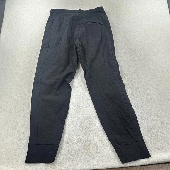 Athleta Trekkie North Jogger Pants Womens 10 Black Hiking Travel Stretch Ripstop - Picture 3 of 13